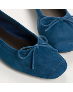 Harmony soft suede ballerinas