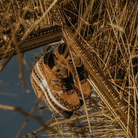 BASKETS MANIA CUIR VELOURS...