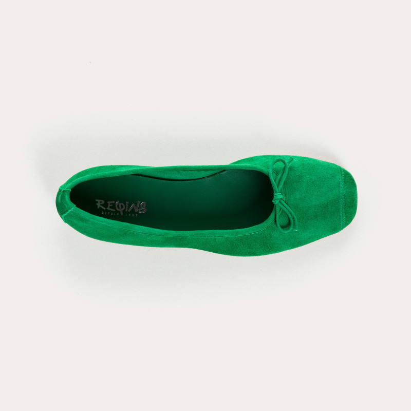 Harmony soft suede ballerinas