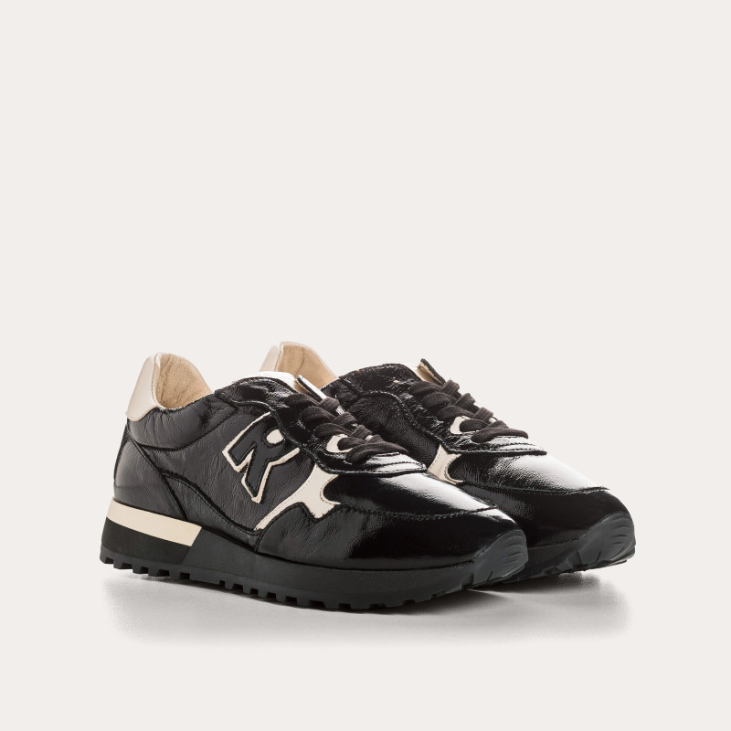 Naplak Mania Varnish Leather Sneakers | Reqins