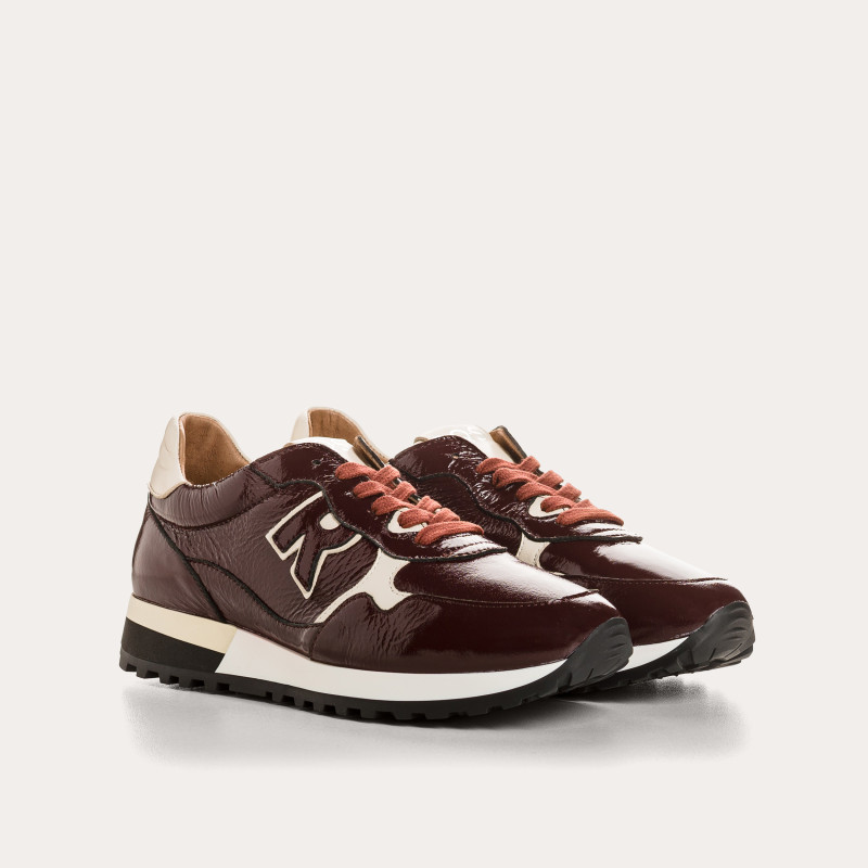 Naplak Mania Varnish Leather Sneakers | Reqins