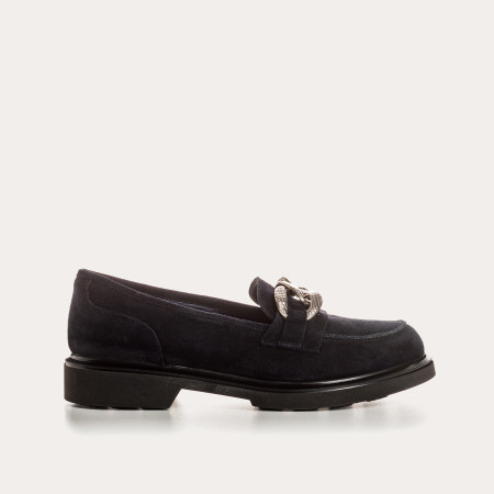 Jaliana leather moccasins Oil - Elegance & Comfort | Reqins