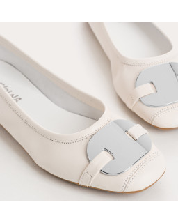 Ballerines Hermes en cuir - Élégance & Style | Reqins