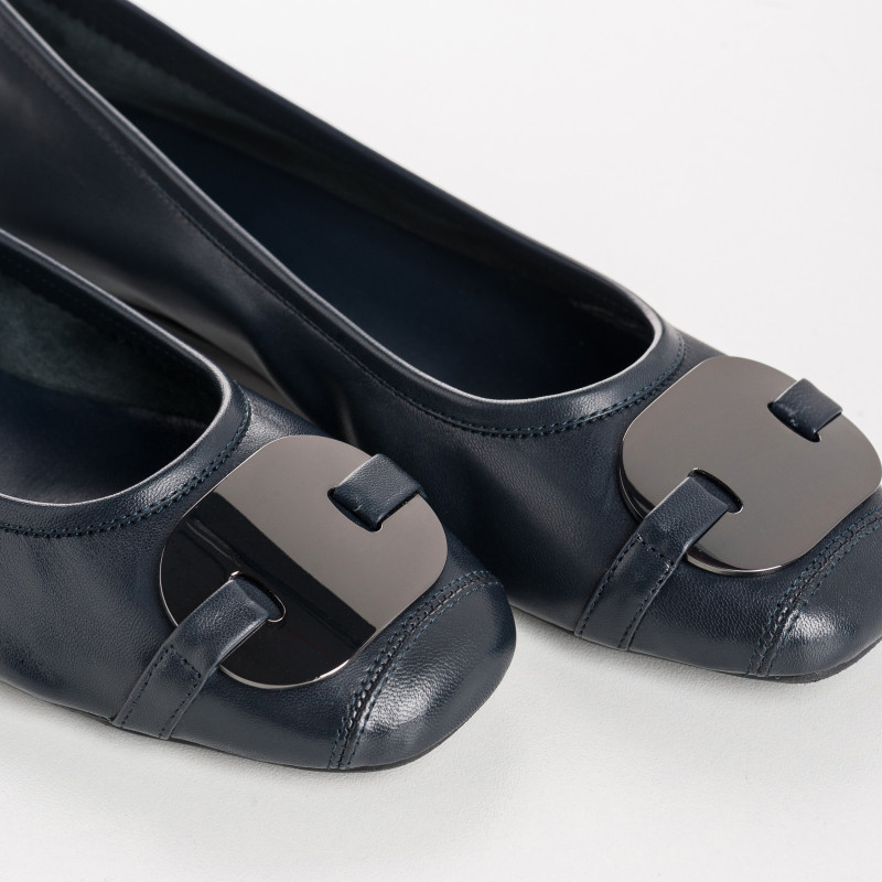 Ballerines Hermes en cuir - Élégance & Style | Reqins