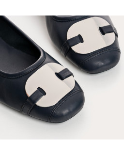 Ballerines Hermes en cuir - Élégance & Style | Reqins