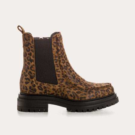 Leopard Boots Female Suede | Urban style reqins