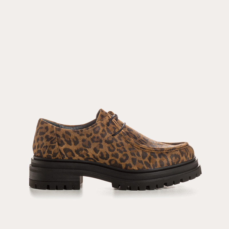 Suede leopard moccasins | Affirmed style and comfort Reqins