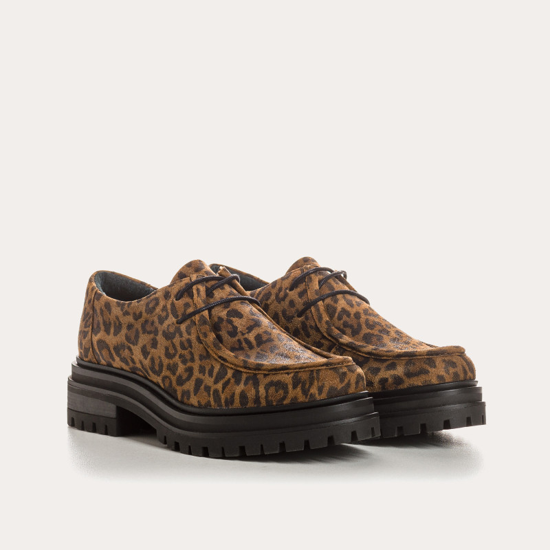 Suede leopard moccasins | Affirmed style and comfort Reqins