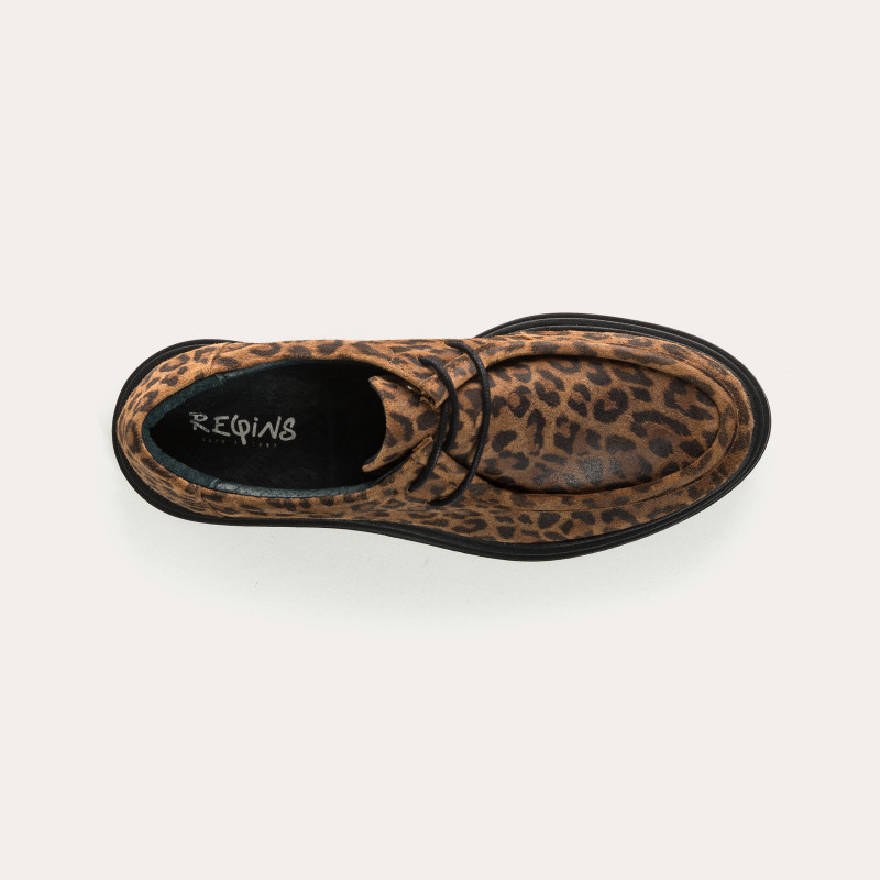 Suede leopard moccasins | Affirmed style and comfort Reqins