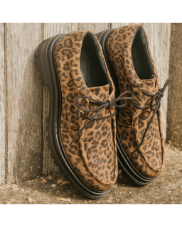 Suede leopard moccasins | Affirmed style and comfort Reqins