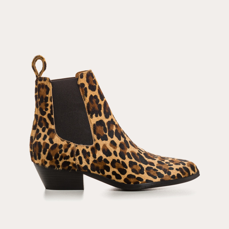Bottines léopard Belem femme | Style sauvage et confort Reqins