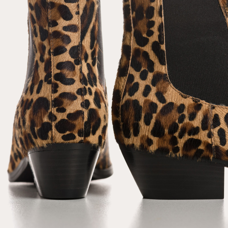 Bottines léopard Belem femme | Style sauvage et confort Reqins