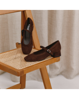 KELLY SUEDE HEELED MARY JANES