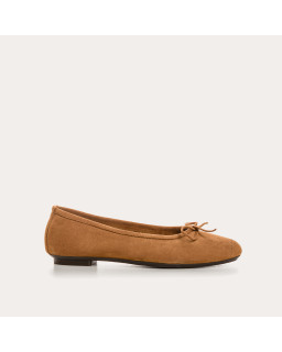 Harmony soft suede ballerinas