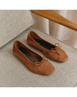 Harmony soft suede ballerinas