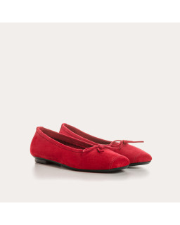 Ballerines Harmony en cuir velours souple | Reqins