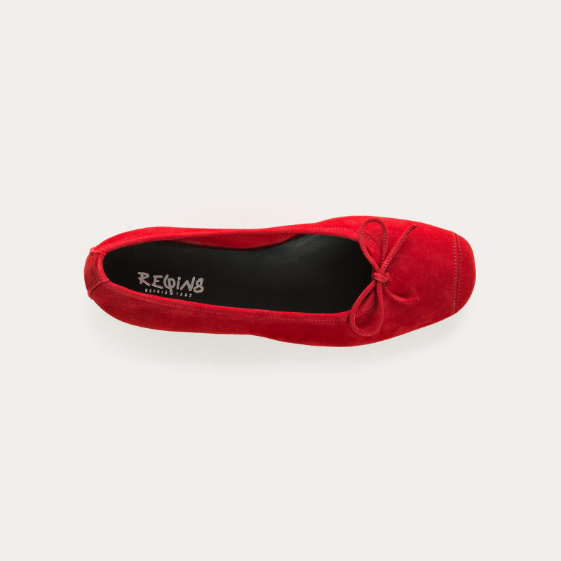 Harmony soft suede ballerinas