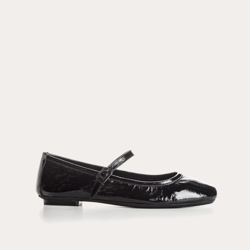 Honor Naplak Leather Mary Janes | Reqins