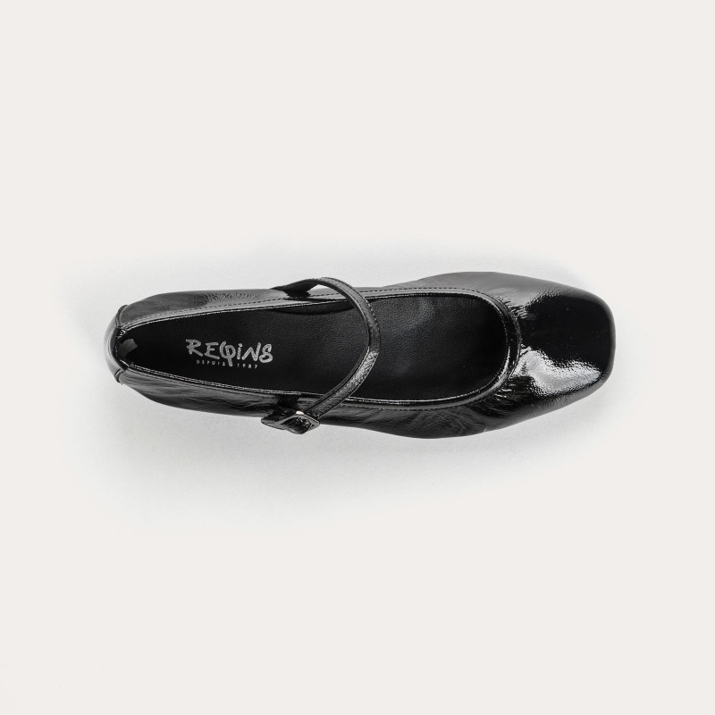 Honor Naplak Leather Mary Janes | Reqins