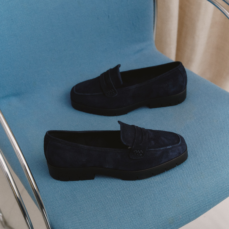 Moccasins Mariella - Women's Suede Shoes | Reqins