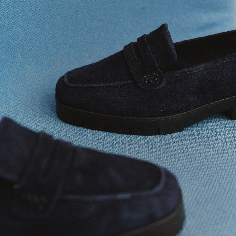 Moccasins Mariella - Women's Suede Shoes | Reqins