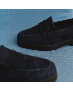 Moccasins Mariella - Women's Suede Shoes | Reqins