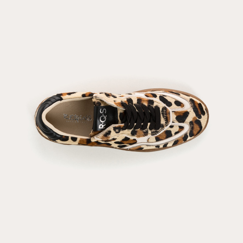 Leopard Female Athena Sneakers: Bold Style and Optimal Comfort