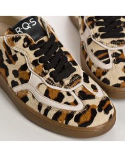 Leopard Female Athena Sneakers: Bold Style and Optimal Comfort