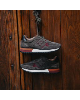 Baskets Mania en cuir velours | Reqins