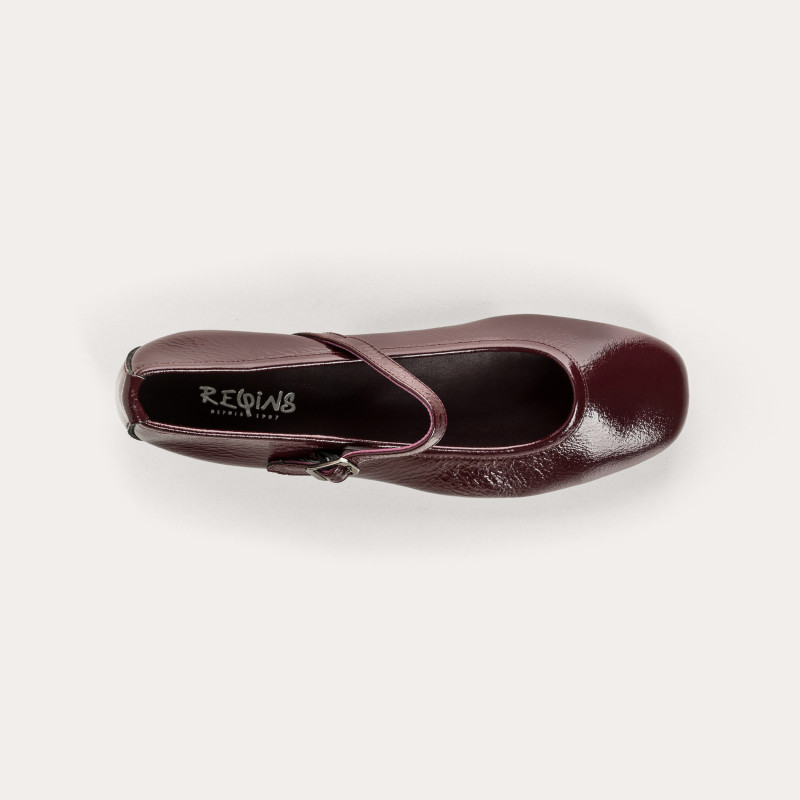 Honor Naplak Leather Mary Janes | Reqins