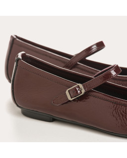 Honor Naplak Leather Mary Janes | Reqins