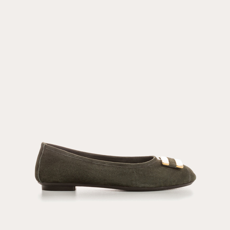 HIPPOLYTE SUEDE BALLERINAS | Elegance & Comfort - Reqins