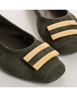 HIPPOLYTE SUEDE BALLERINAS | Elegance & Comfort - Reqins