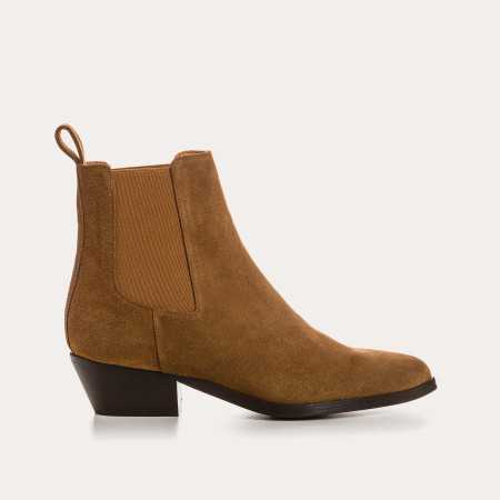 BOTTINES BELEM CUIR VELOURS