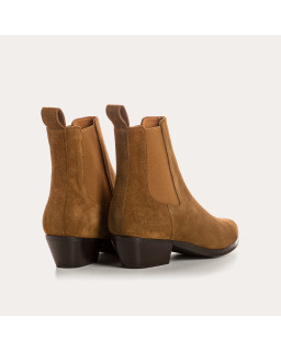 Belem Boots Velvet Leather - Western Chic Style - Reqins
