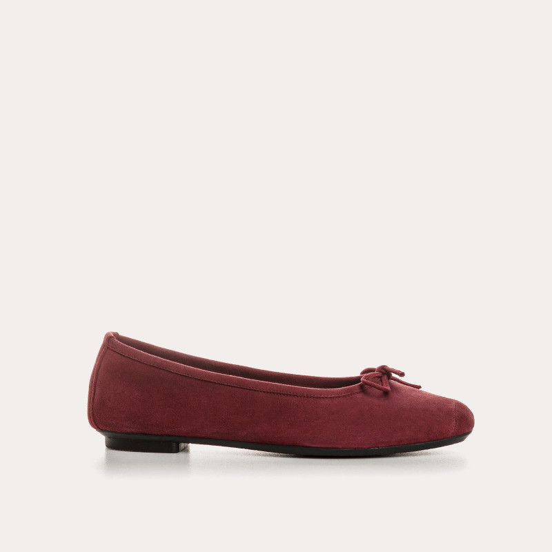 Harmony soft suede ballerinas