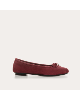 Harmony soft suede ballerinas