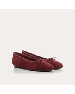 Harmony soft suede ballerinas