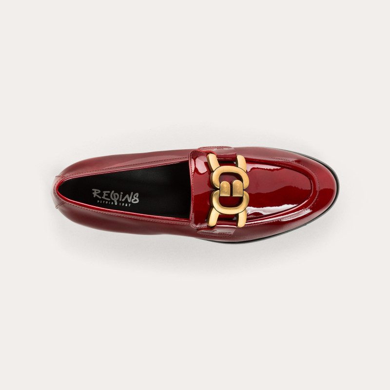 Faro Varnish Loafers Cloud - Chic Bright & Comfort | Reqins