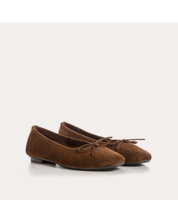 Harmony soft suede ballerinas
