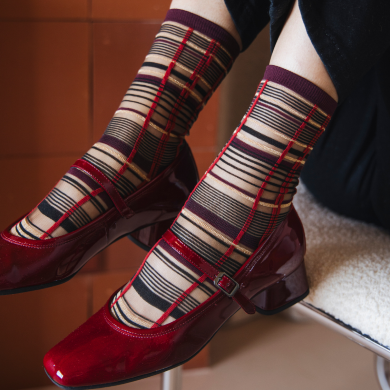 Female Graphic Socks - Collaet St Eustache X Reqins