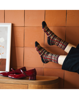 Chaussettes femme graphiques – Collab Atelier St Eustache x Reqins