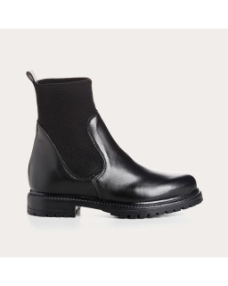 Boots Chelsea leather flat with elastic