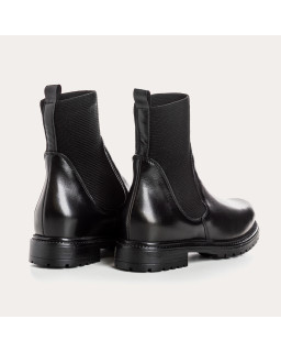 Boots Chelsea leather flat with elastic