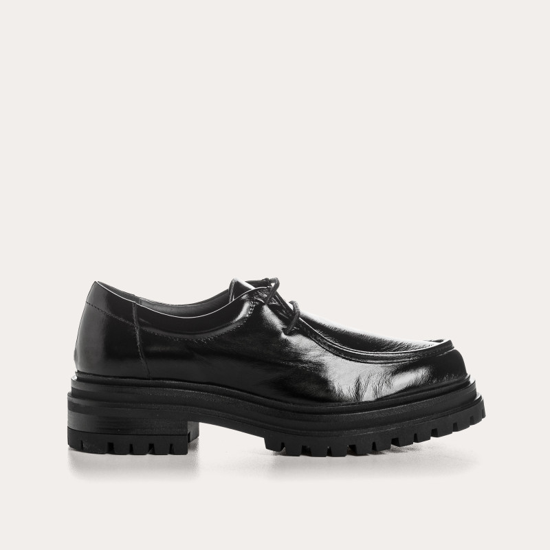 Patent Leather Women's Loafers - Sasha Model | Reqins