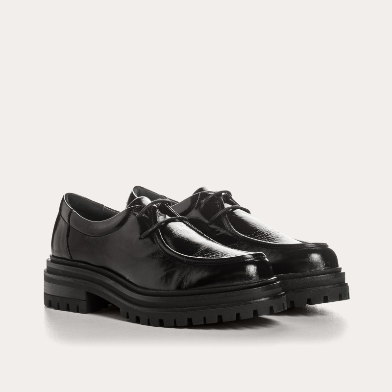 Patent Leather Women's Loafers - Sasha Model | Reqins