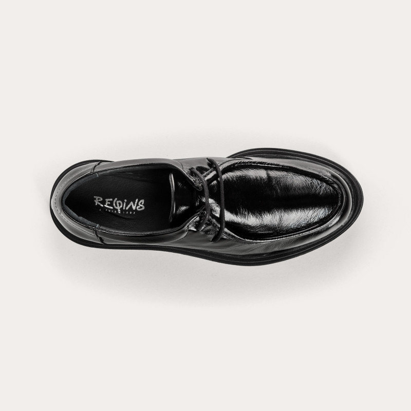 Patent Leather Women's Loafers - Sasha Model | Reqins