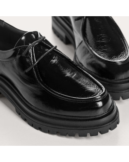Patent Leather Women's Loafers - Sasha Model | Reqins