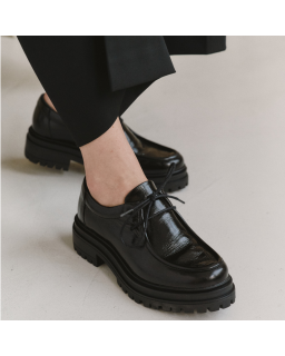 Patent Leather Women's Loafers - Sasha Model | Reqins