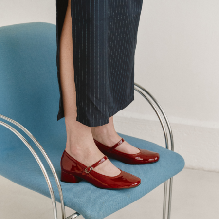 BABIES A TALONS KELLY CUIR...